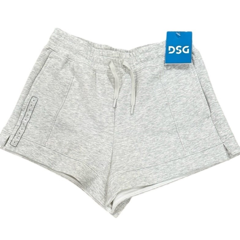DSG Sport Fleece Mid-Rise‎ Shorts Girls Large (14) Gray NWT
